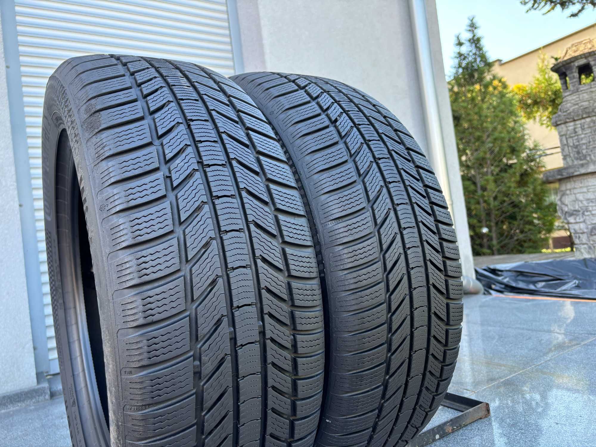 2szt zimowe 235/55R18 Continental 6,5mm 2022r świetny stan! Z5630 gwar