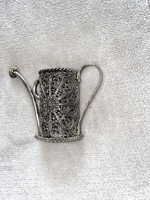 Regador filigrana banho de prata