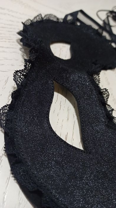 Набір аксесуарів з натуральної шкіри, маска, HANDMADE