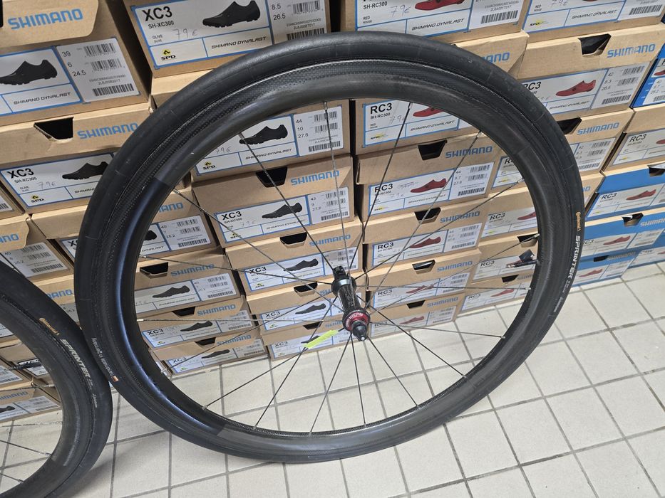 Par de rodas de carbono vision meteon