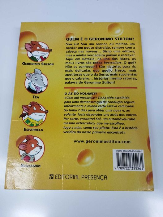Livro Geronimo Stilton O Ás do Volante