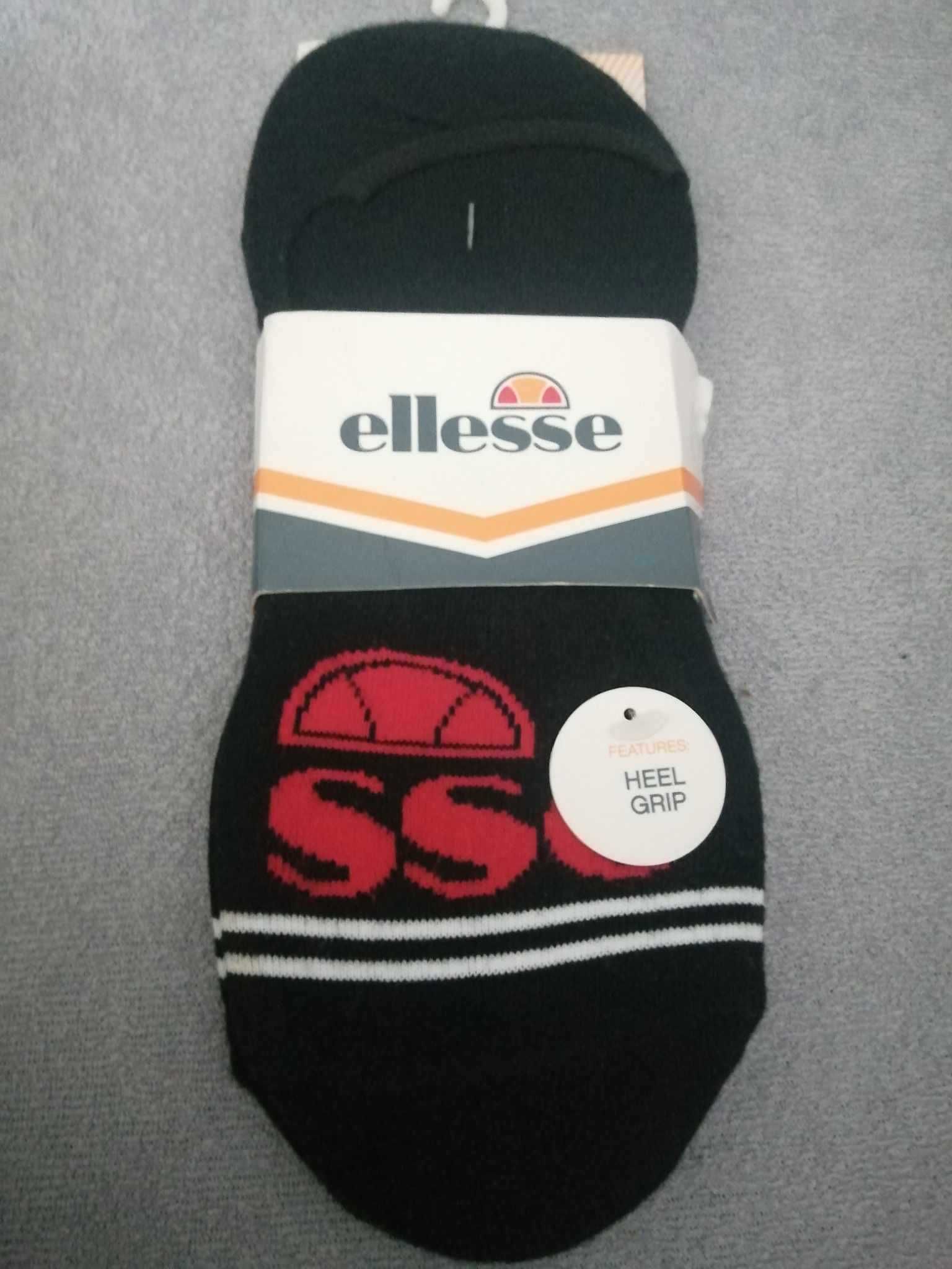 ELLESSE Sport Nowe Skarpetki 3 Pary Stopki Bawełna Eu 41-46 Oryginalne