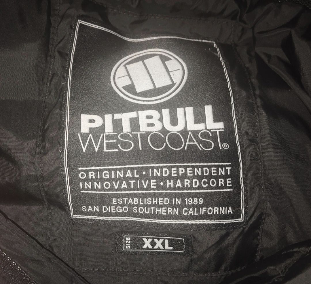 Pitbull West Coast kurtka zimowa czerwono czarna  XXL.