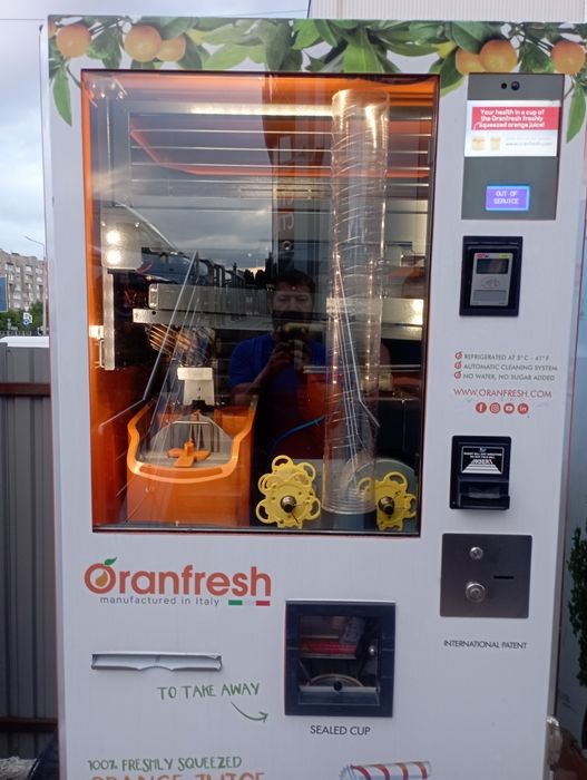 Вендинговий новий автомат ,Готовий бізнес, фреш апарат, Oranfresh Take