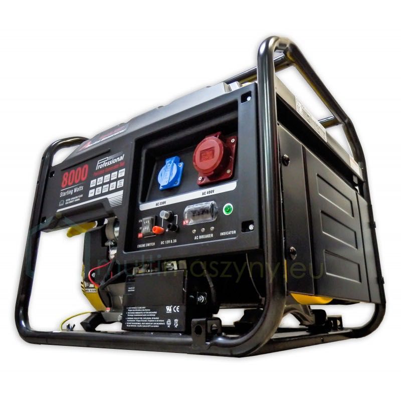 Agregat Prądotwórczy 6kW 400V/230v 3 Fazy Dowozimy 24h/7dni Wynajem