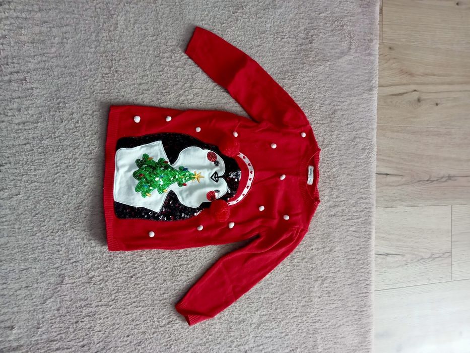 Sweter tunika dziewczęca r 98