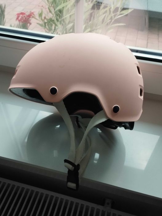 Kask rowerowy różowy