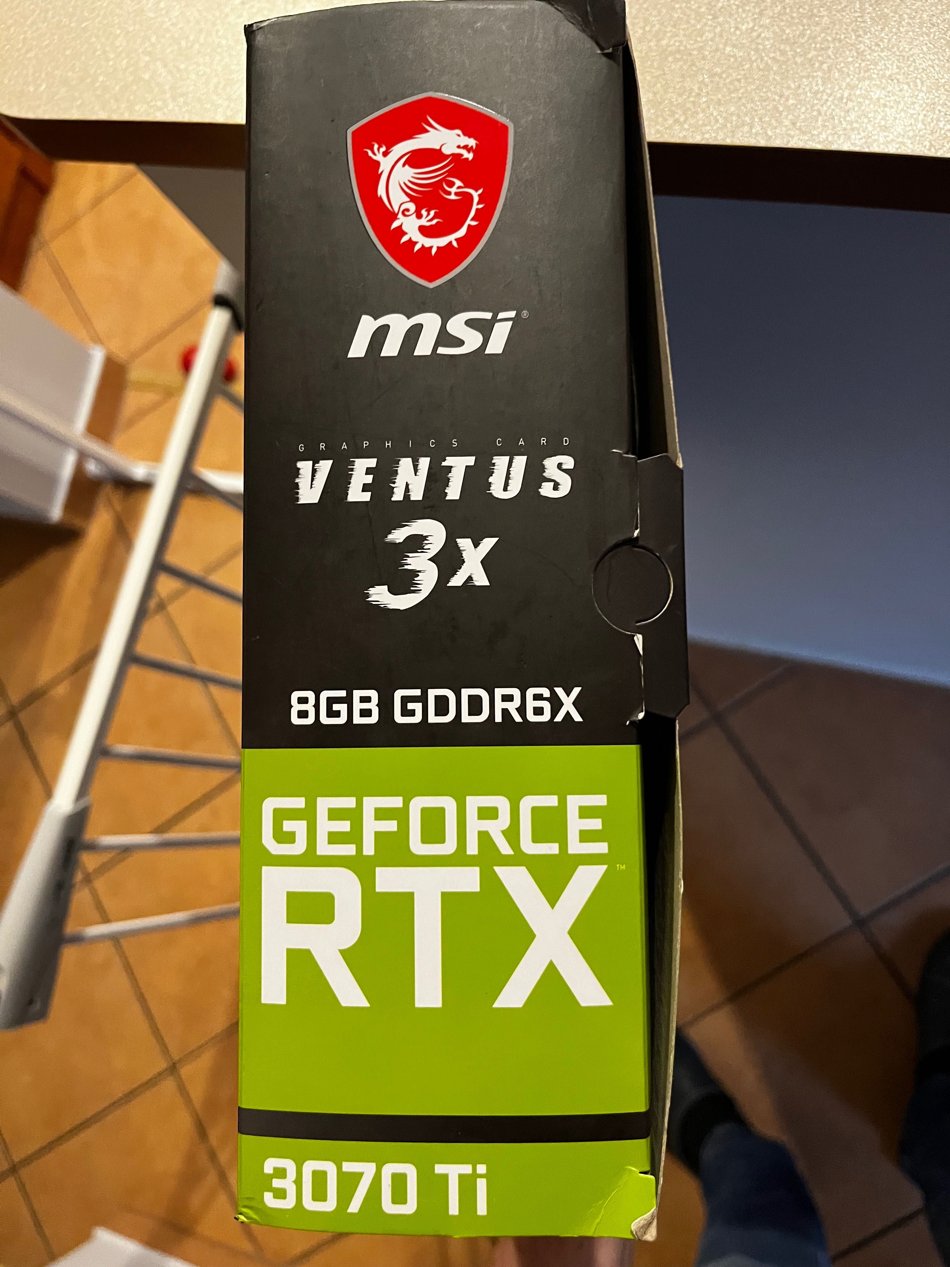 Karta graficzna MSI GeForce RTX 3070 Ti VENTUS 3X 8G OC 8 GB GWARANCJA