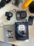 GoPro 8 Black, pilot, bateria, uchwyt.