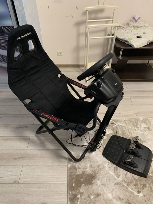 Руль logitech g29,педали,и кресло playseat