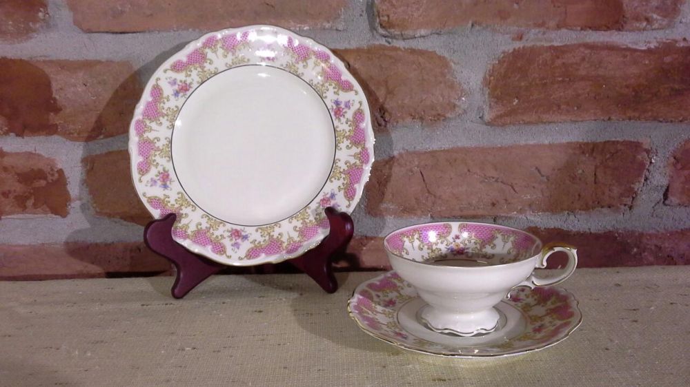 Porcelana Bavaria,H&C Heinrich Fanny Elssler,Zestaw śniadaniowy