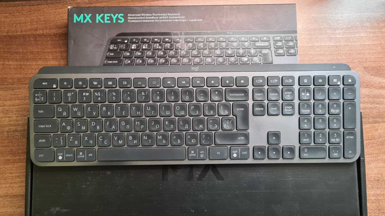 Клавіатура Logitech MX Keys Advanced Wireless Illuminated Graphite