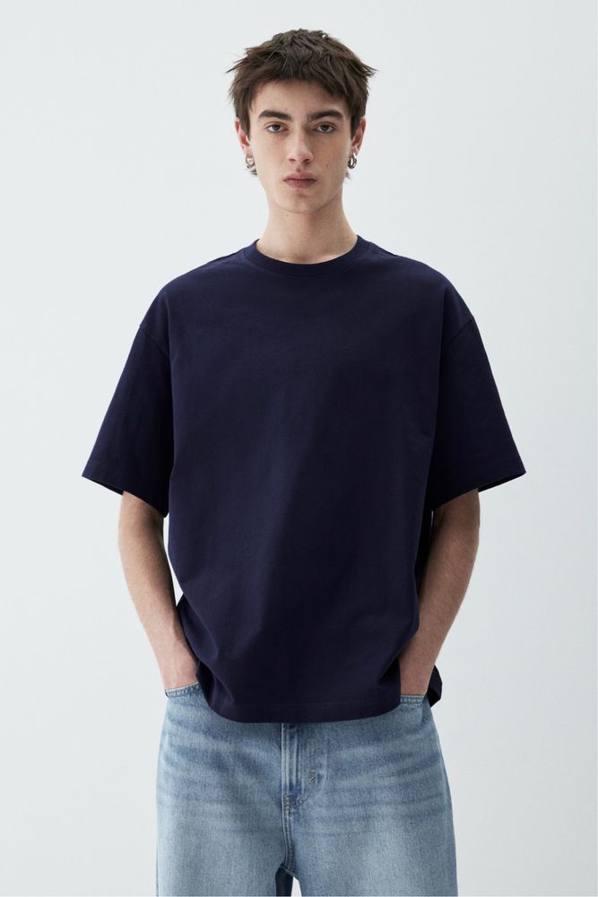 Якісна щільна футболка  H&M  Loose fit  6 кольорів