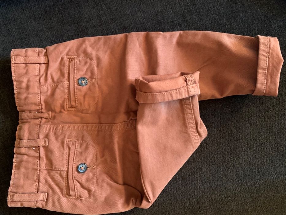 Calças Sarja Bebe Menino 12-18M Zippy ** NOVAS C\ ETIQUETA **