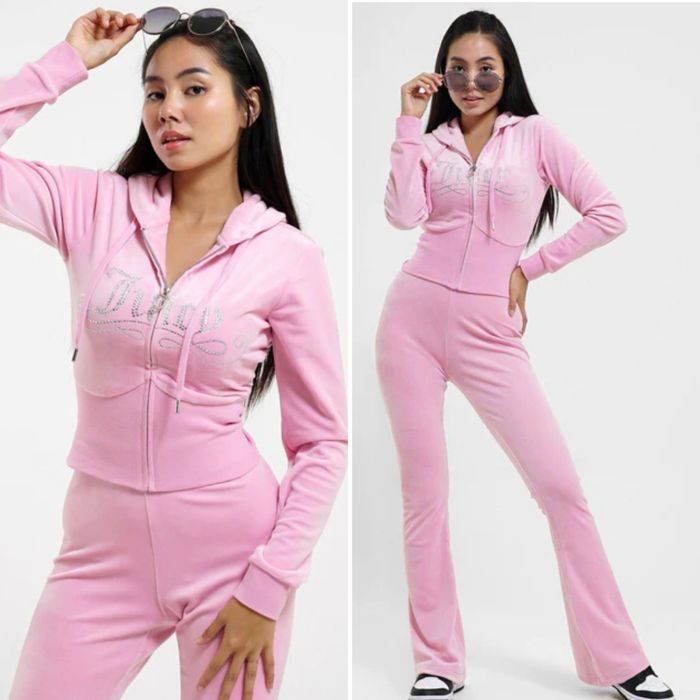 Велюровий рожевий костюм Juicy Couture новий оригінал, розмір S брак