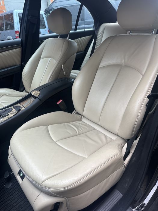 Світлий шкіряний салон Mercedes-Benz E-Class W211 Рестайлинг Розборка