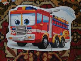 Пазл дитячий для найменших castorland пожежна машина