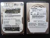 WD1200BEVS-22UST0 120GB + Toshiba MK8052GSX 80GB