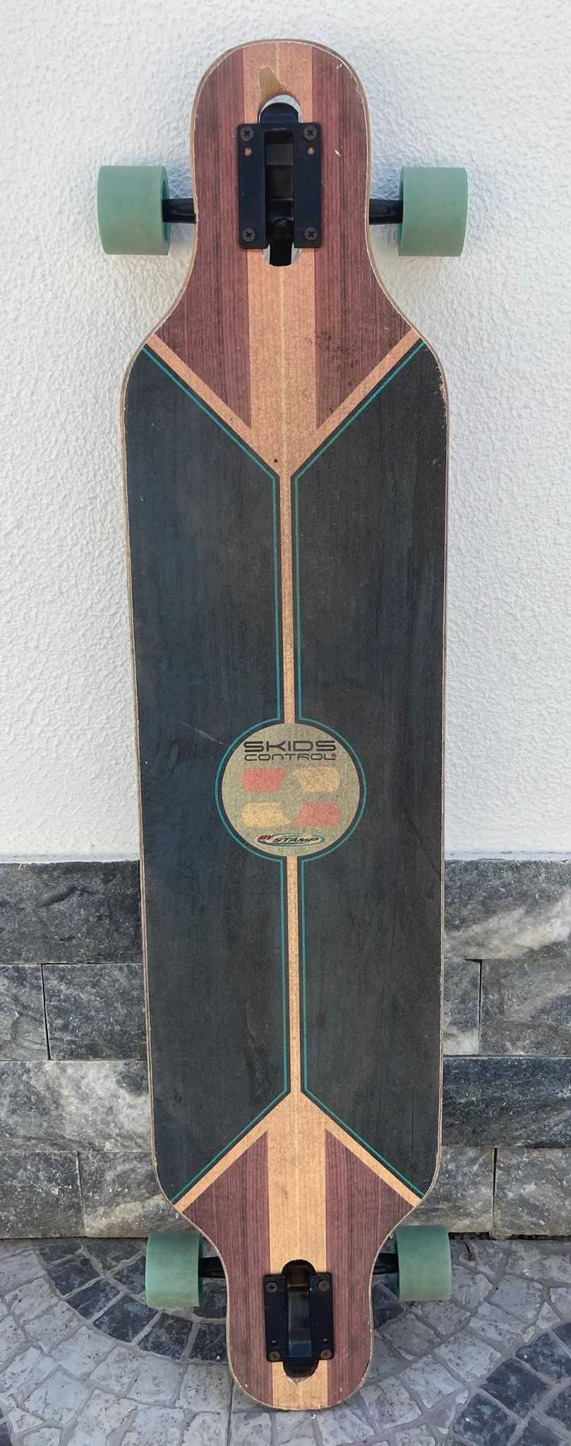 Skate Longboard Stamp Skids Control 41"