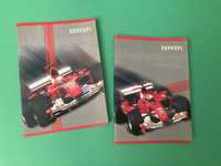 Lote de 2 Cadernos Ferrari Formula 1 F1 Italianos Antigos