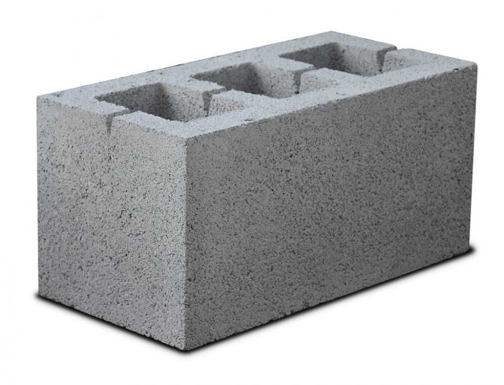 Блок будівельний бетонний 390x190x190 мм