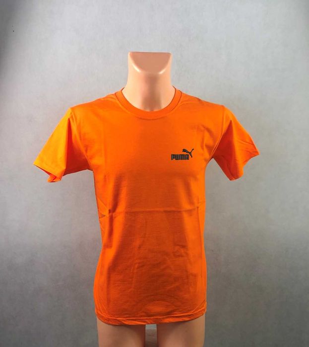 Puma t-shirt męski 4XL pomarańczowy