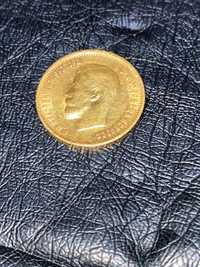 Монета 10 рублей 1899 год Червонное золото коллекционная раритет
