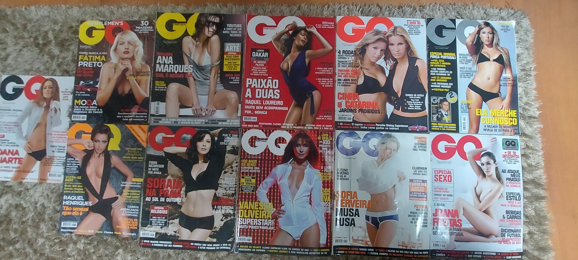 Revistas GQ como novas