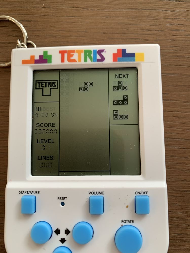 Gra tetris z brelokiem - retro mini konsola