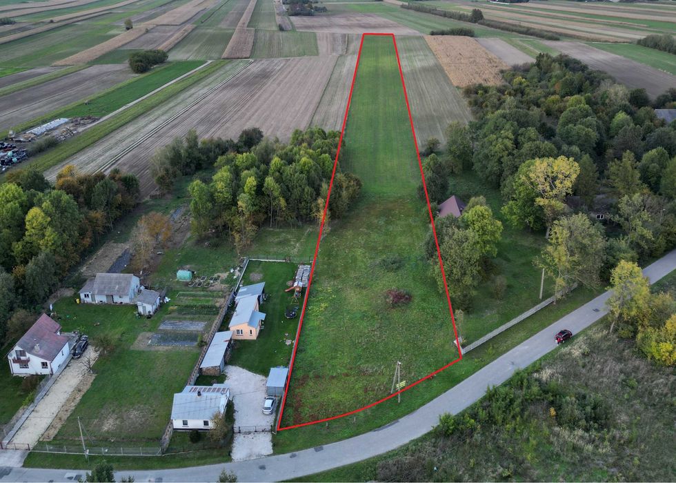 PIĘKNA Działka rolno-budowlana z WZ przy S7 między Krakowem a Kielcami