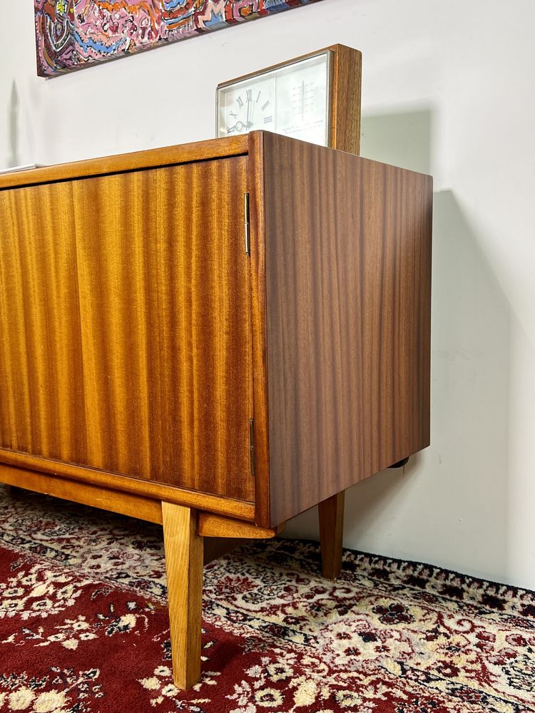 Komoda violetta 1 projekt HaŁas Leśniewski mat lata 50. vintage