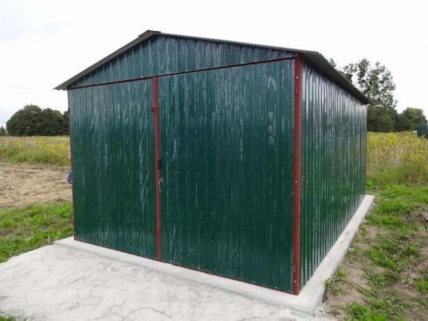 Garaż Blaszany 3x5 Blaszak Garaże Blaszane Blaszaki Budowa PRODUCENT