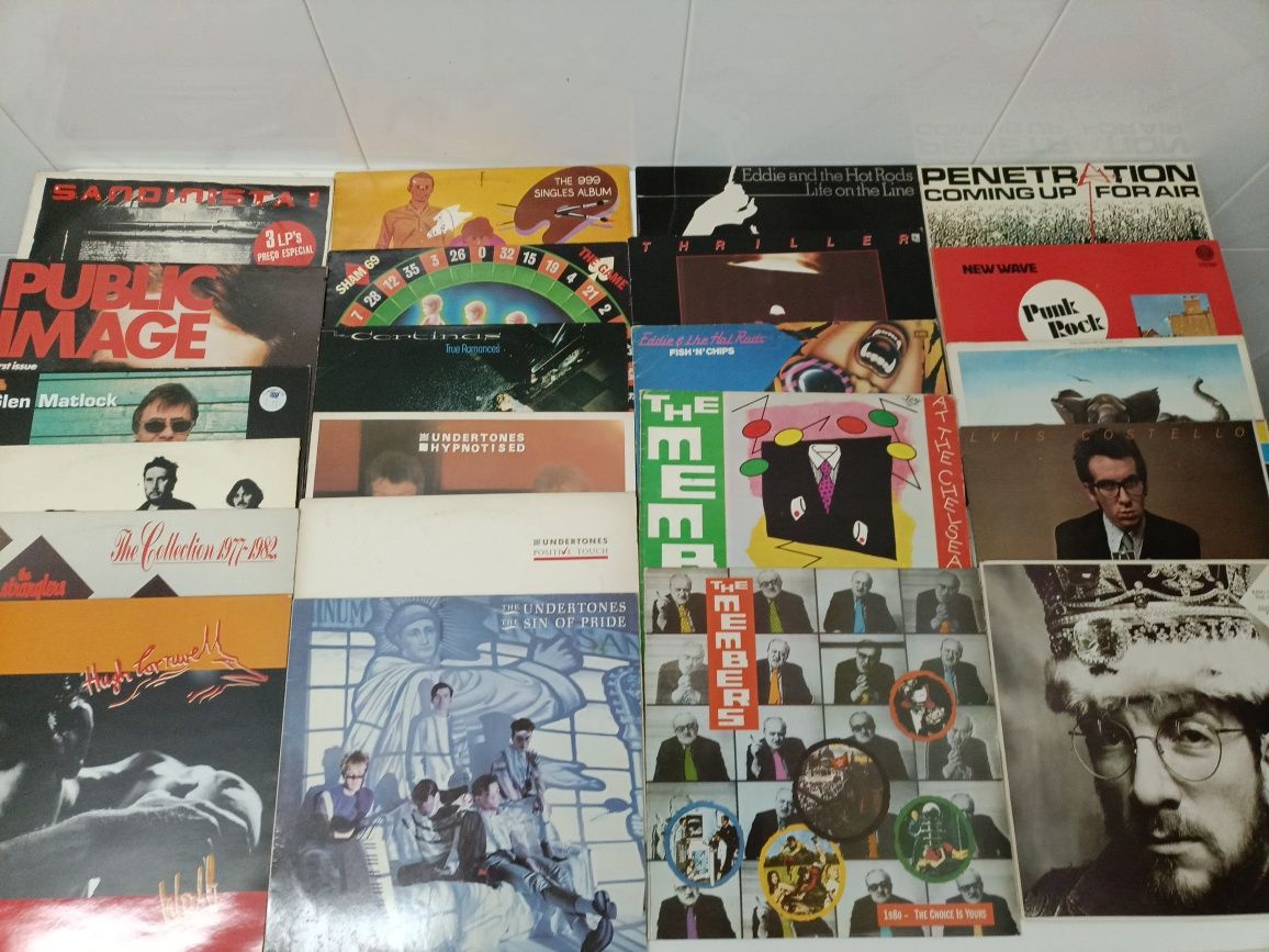 PUNK / NEW WAVE / PUB ROCK [ANOS 80] {discos de vinil / discografias}