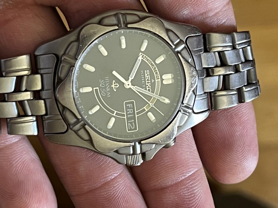 Seiko kinetic titanium