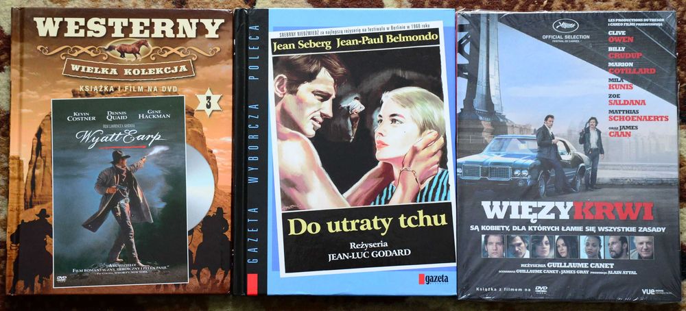 Zestaw 9 filmów na płytach DVD