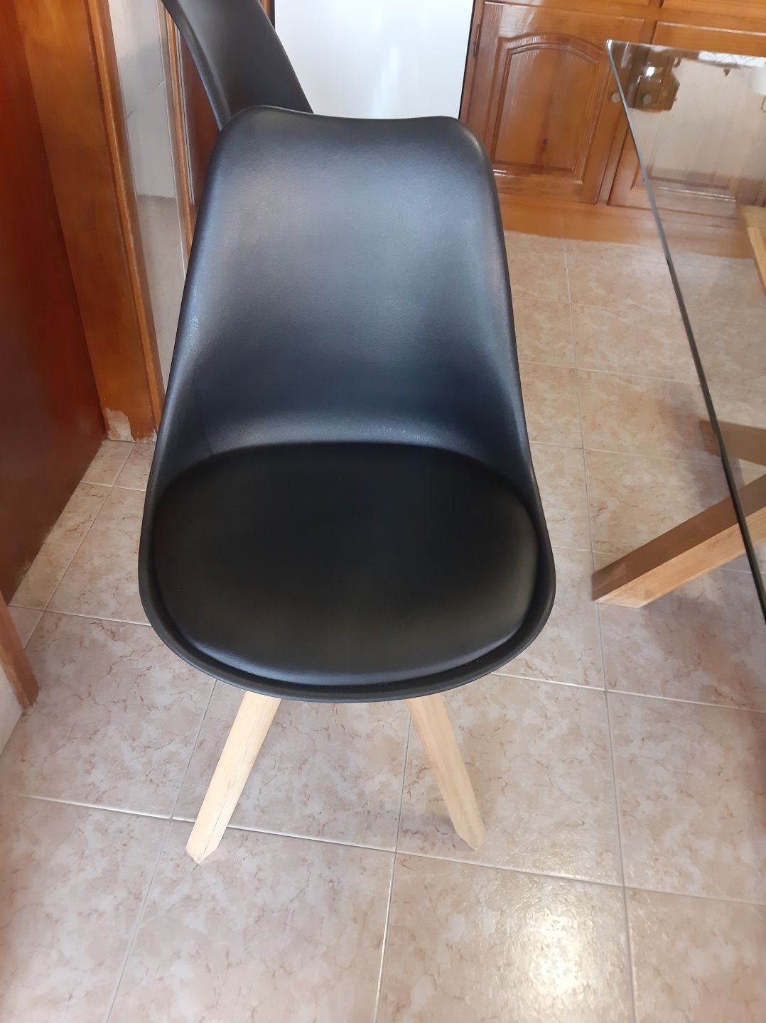 Mesa vidro 6 cadeiras