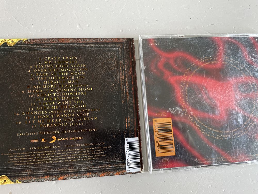 Ozzy Osbourne Memoirs of a madman Speak of the devil CD
