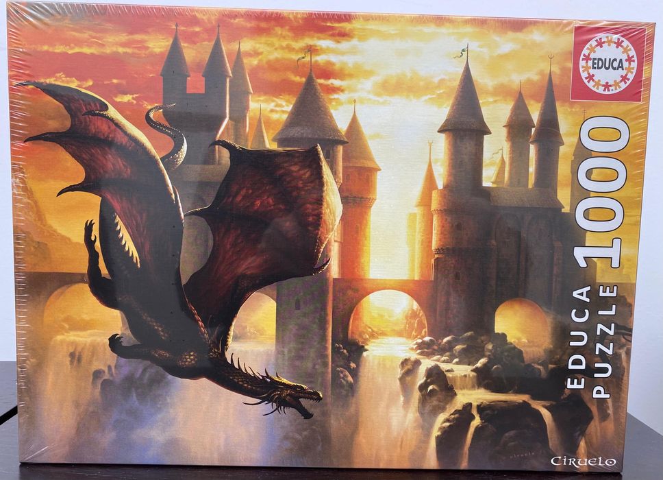 Puzzle EDUCA 1000 Sunset Dragon