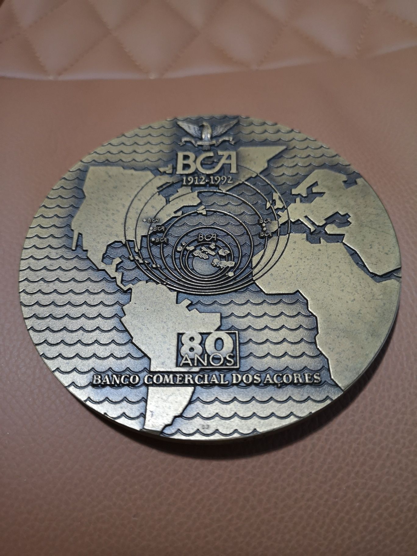 Medalha comemorativa Banco Comercial dos Açores.