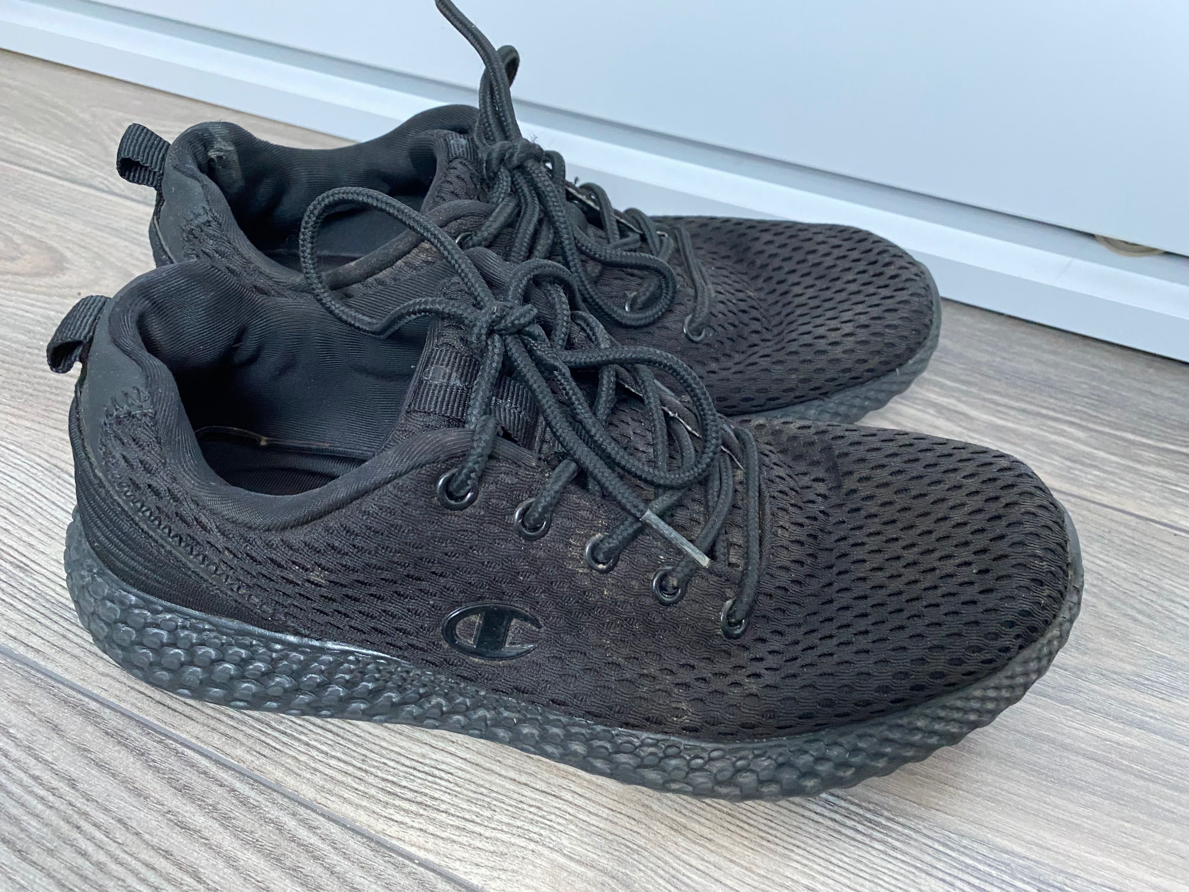 Czarne buty do biegania sportowe Champion
