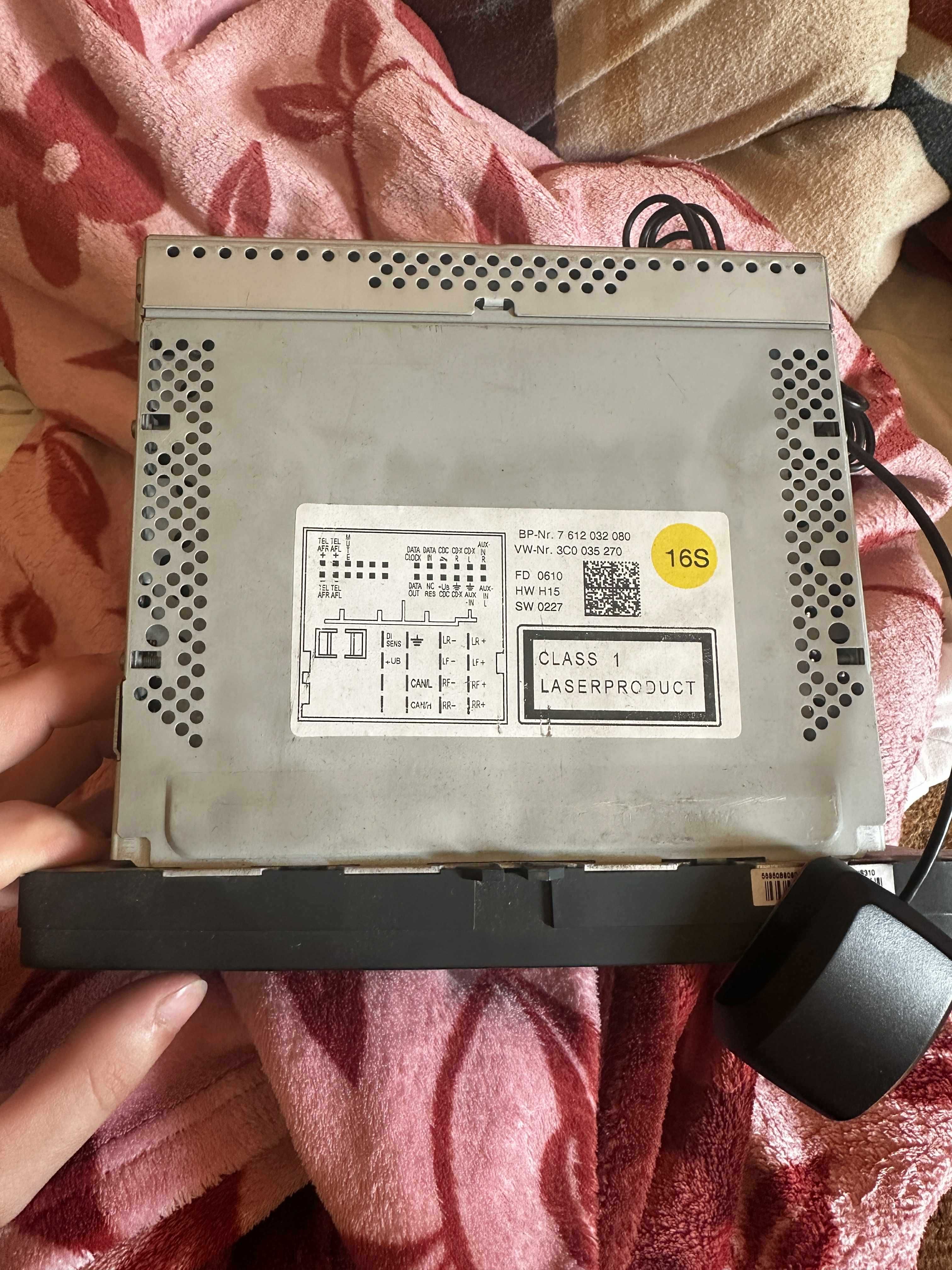 Radio Nawigacja RNS310 VW Volkswagen Golf VI passat seat + antena GPS