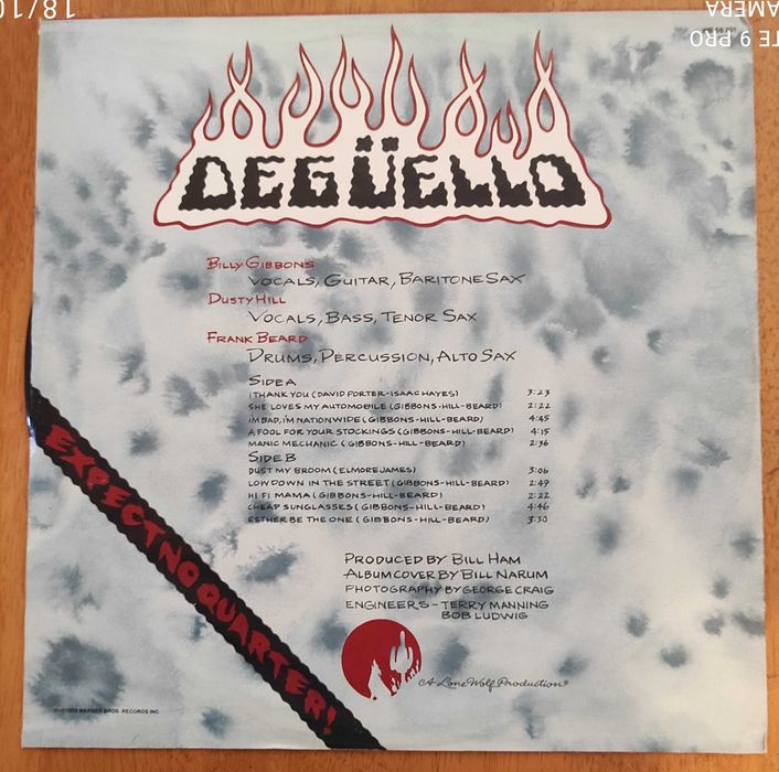 disco vinil original do ZZTOP