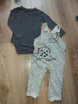 Ogrodniczki 86 Primark i body 86  F&F