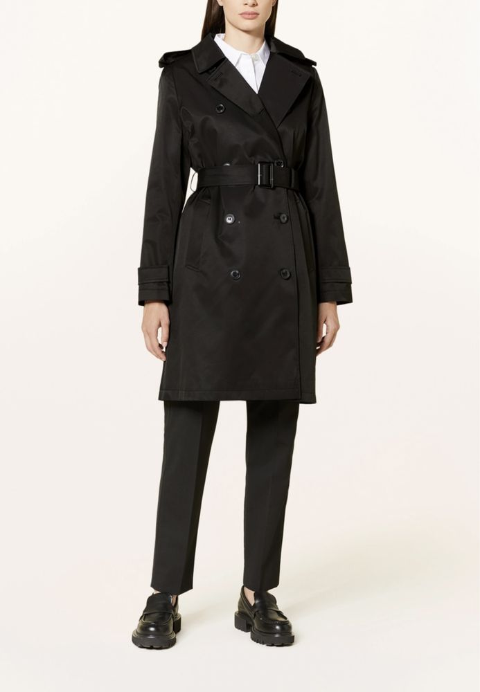 Женский черный тренч пальто плащ Ralph Lauren М размер