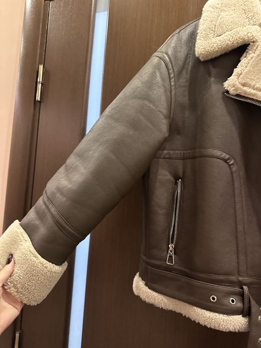 Жіноча дублянка (коричнева)