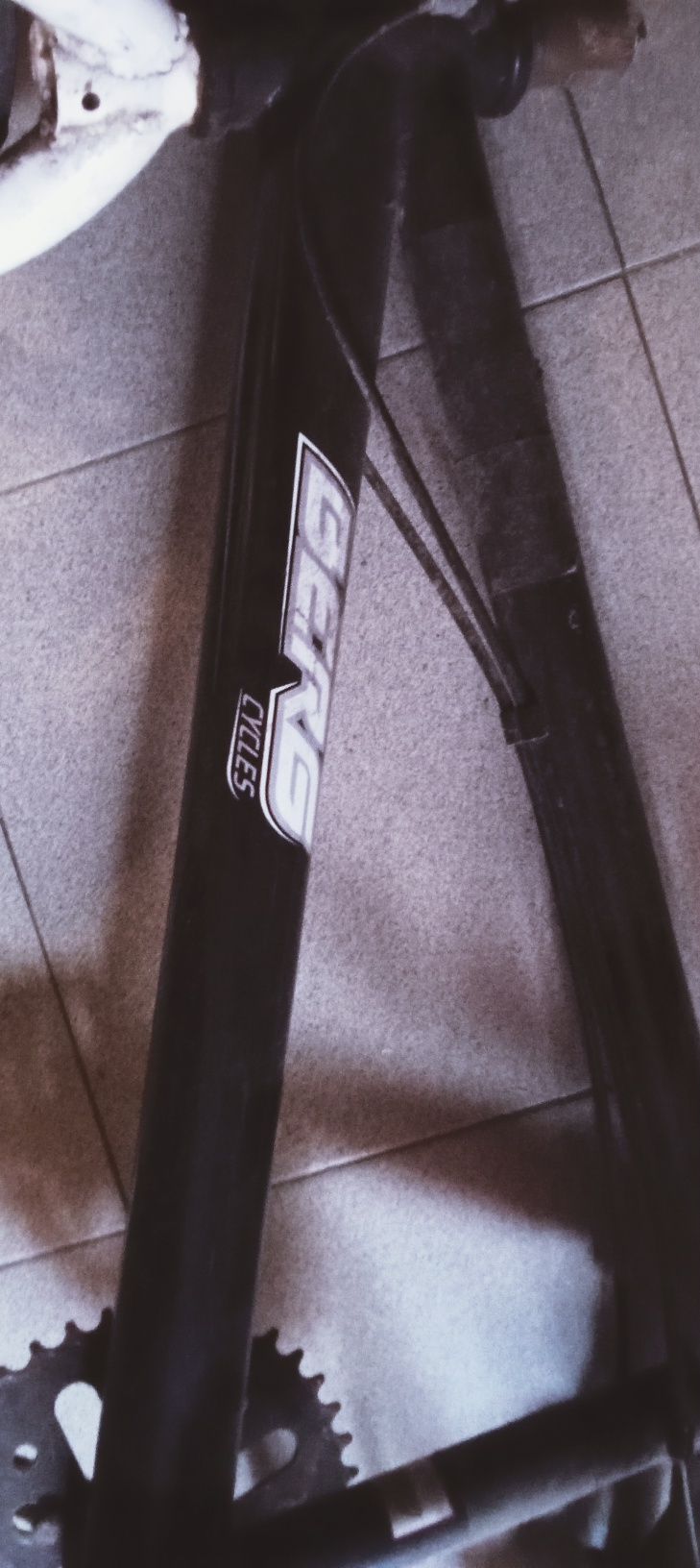 Quadro, volante e rodas BMX