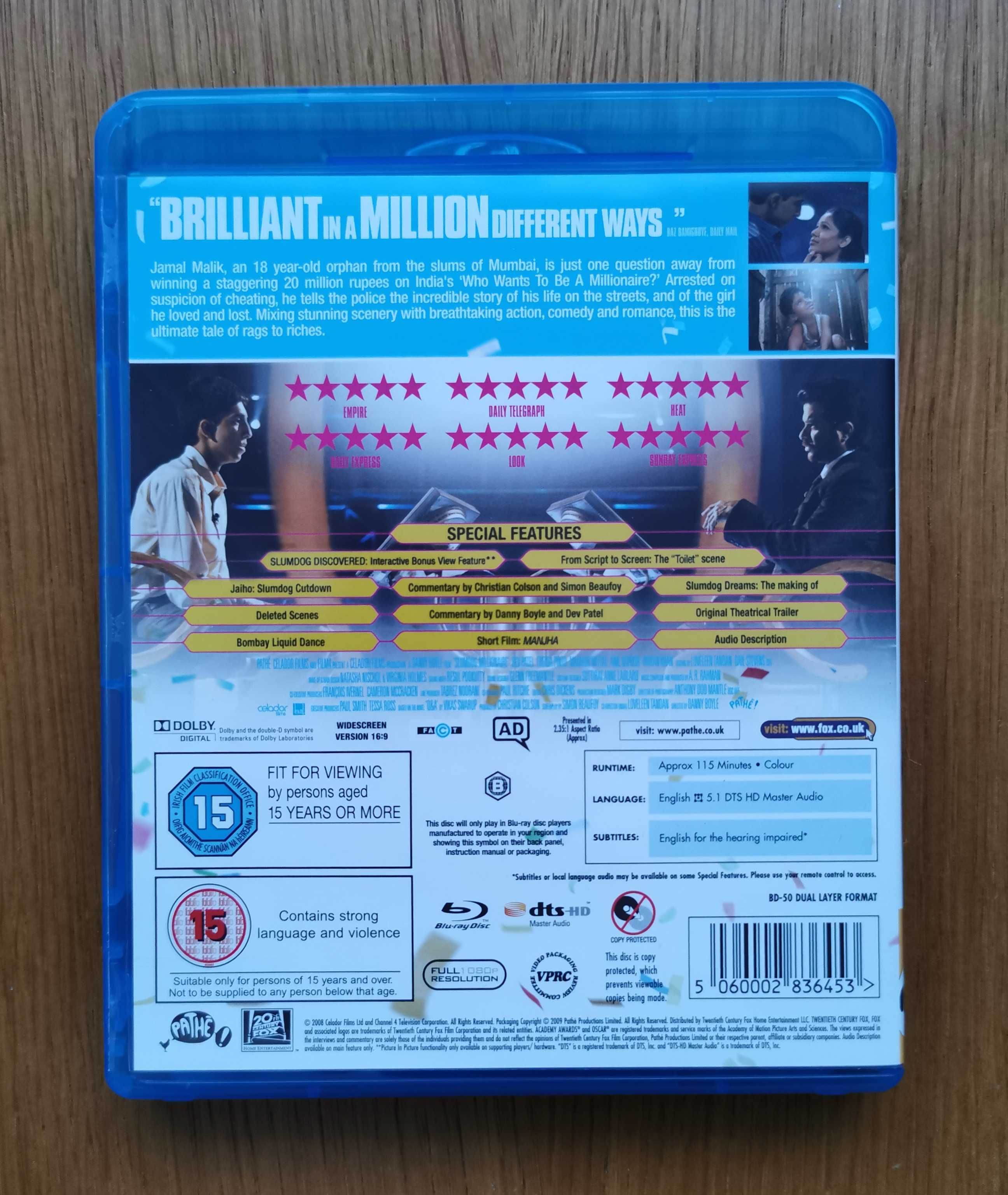 Slumdog Millionaire (Slumdog. Milioner z Ulicy) Blu-ray (En) (2008)
