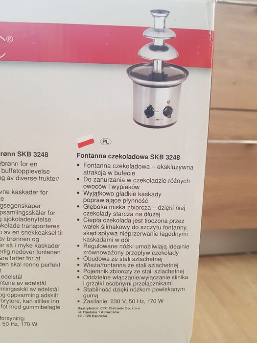 Fontanna czekoladowa Clatronic