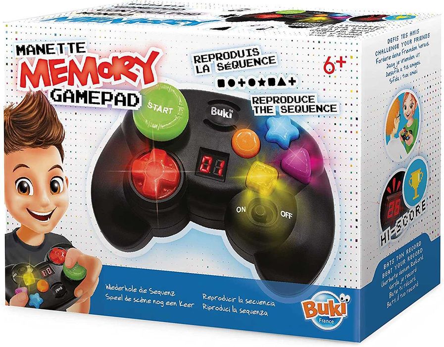 Buki Gamepad Memory gra dla dzieci w kształcie pada