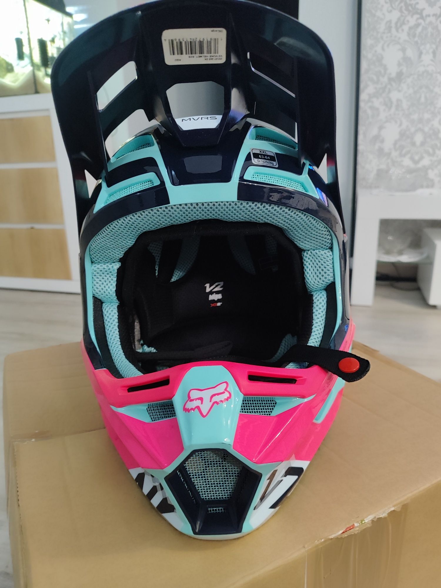 Kask FOX V2 Voke Aqua XXL